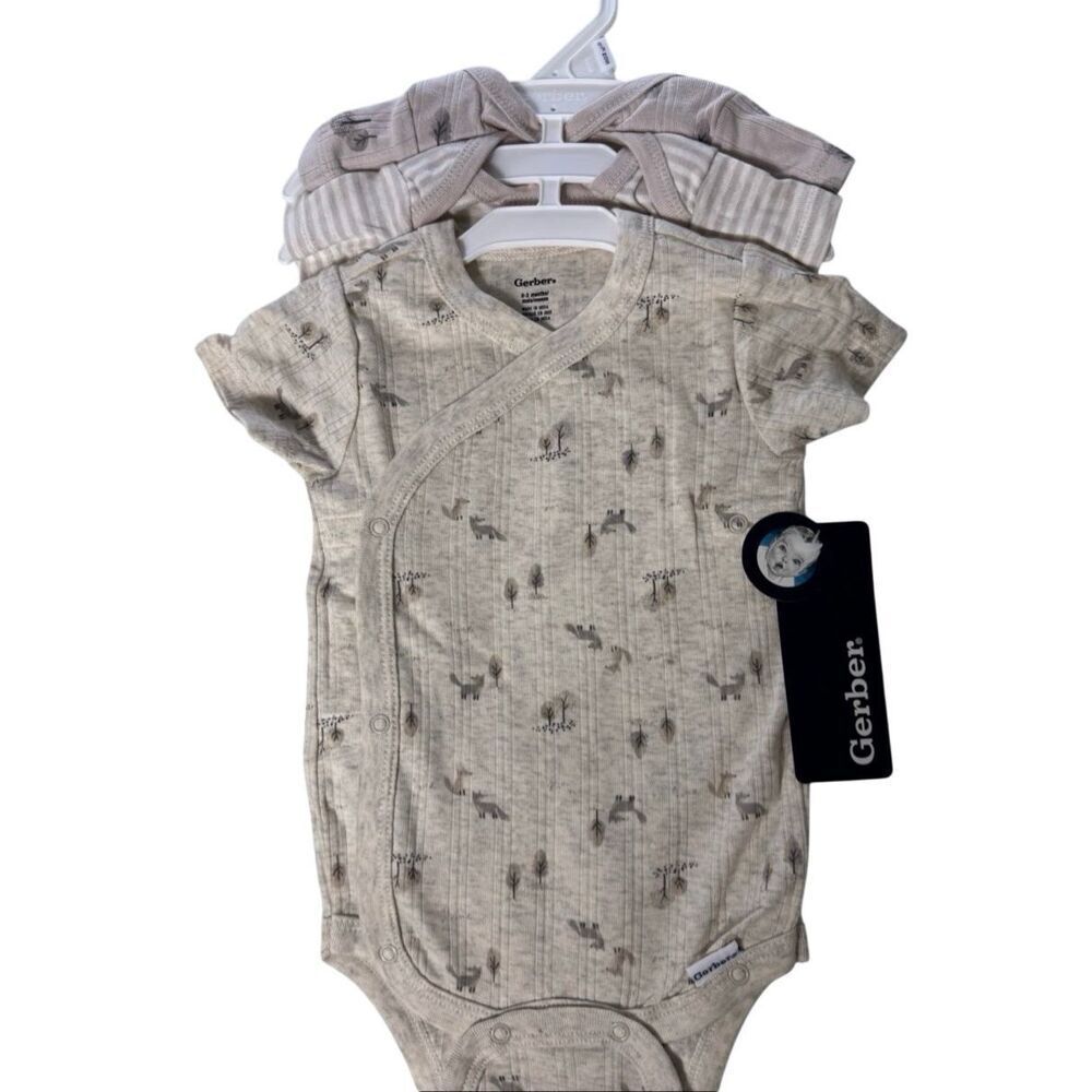 GERBERS 3 Months 3 piece Boys Bodysuit Set